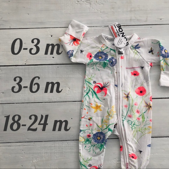 wondersuit Other - Bonds Wondersuits girls white zippy romper